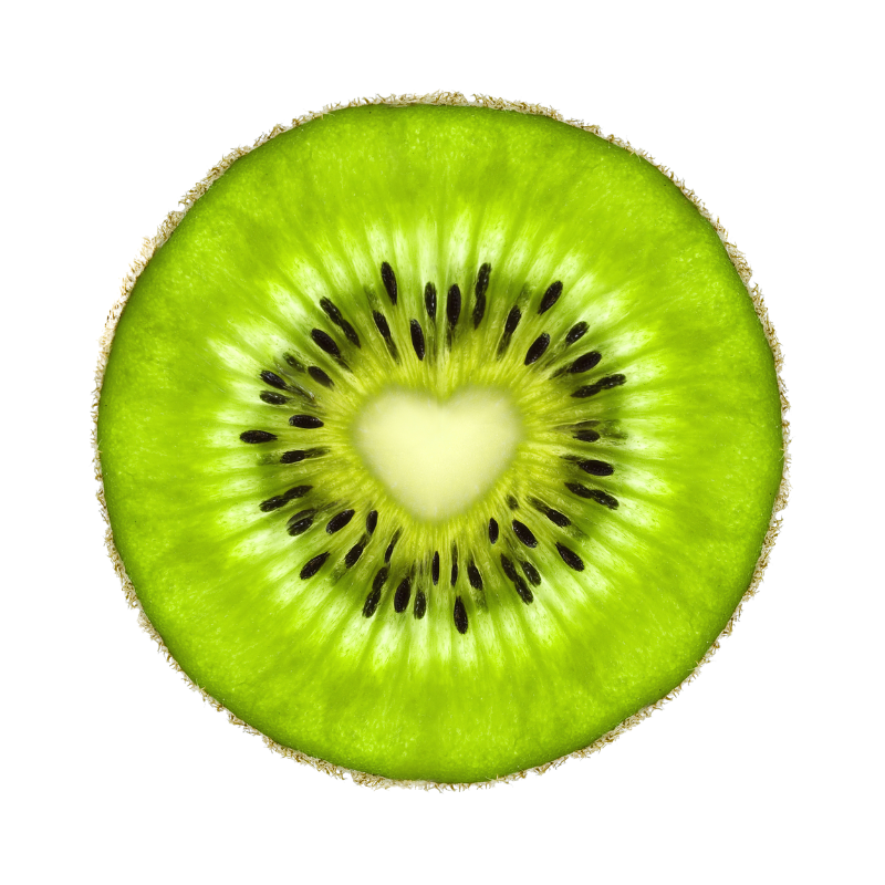 slice of kiwi